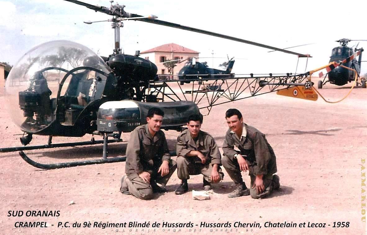 Crampel - P.C. 9e Hussards - Chervin- Chatelain- Lecoz- oct 1958.jpg